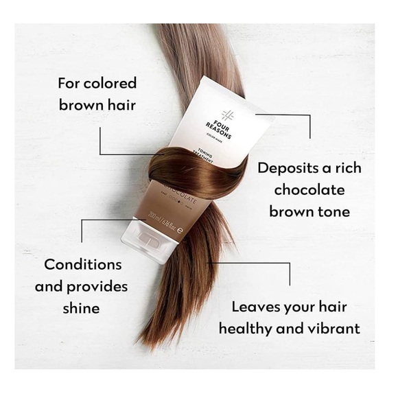 FOUR REASONS Color Mask - Chocolate Toning Treatment, 6.76 fl oz new - Picture 4 of 5